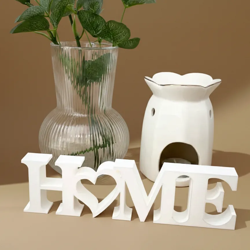 Home Figura slova HOME 3D štampa poklon useljenje Lumora