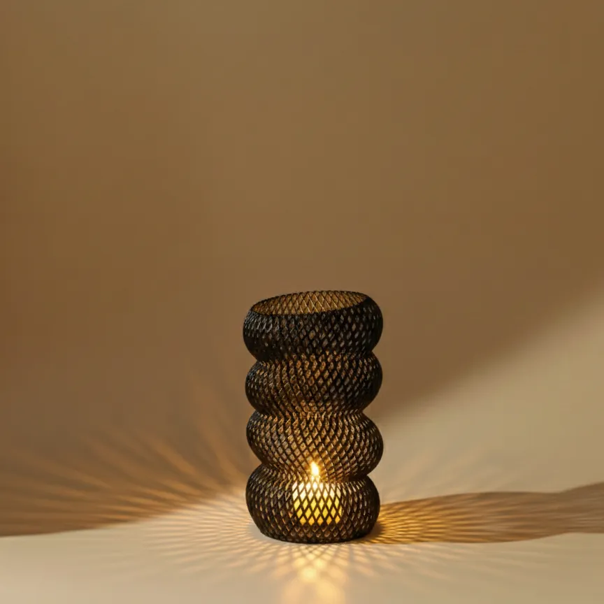 Hvatač Svetlosti Svećnjak 3D štampa lomi svetlost Lumora