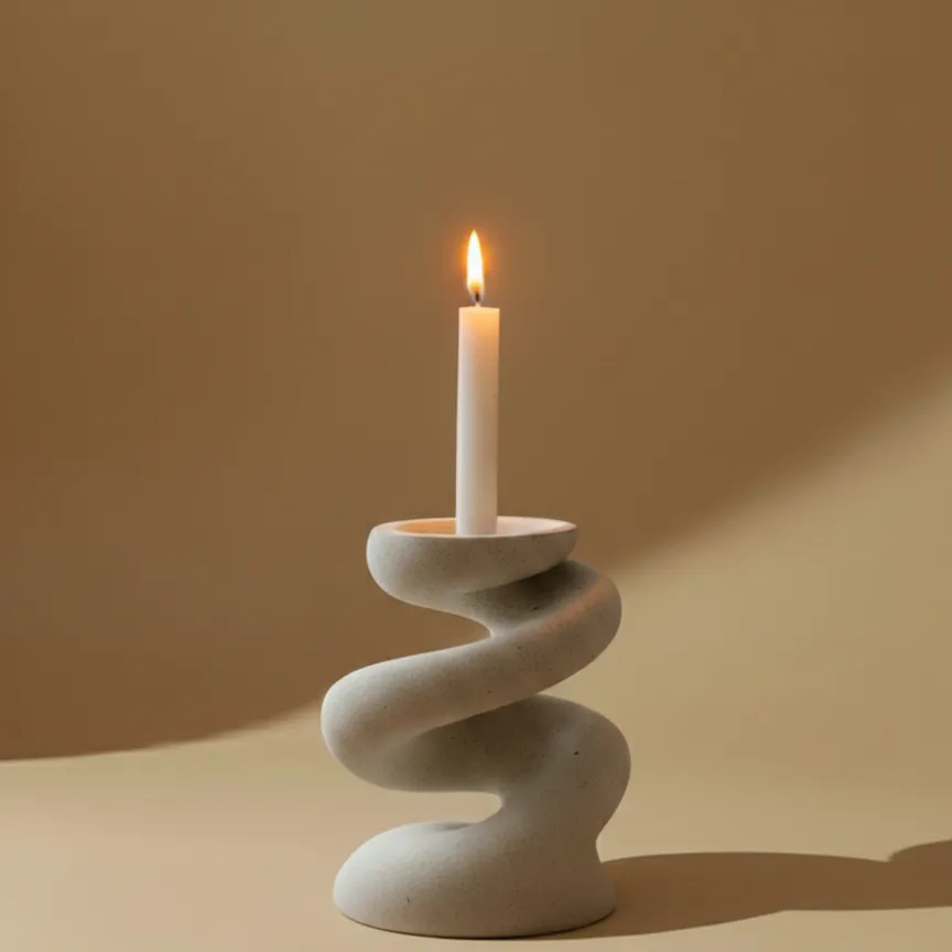 Spiralni Svećnjak 3D štampani spiralni svecnjak Lumora
