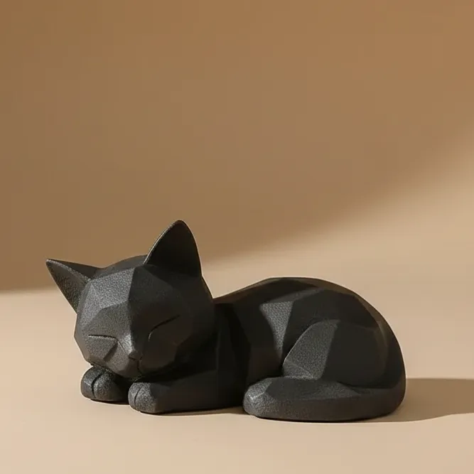 Uspavana Maca Figura mačka koja spava 3D štampa Lumora